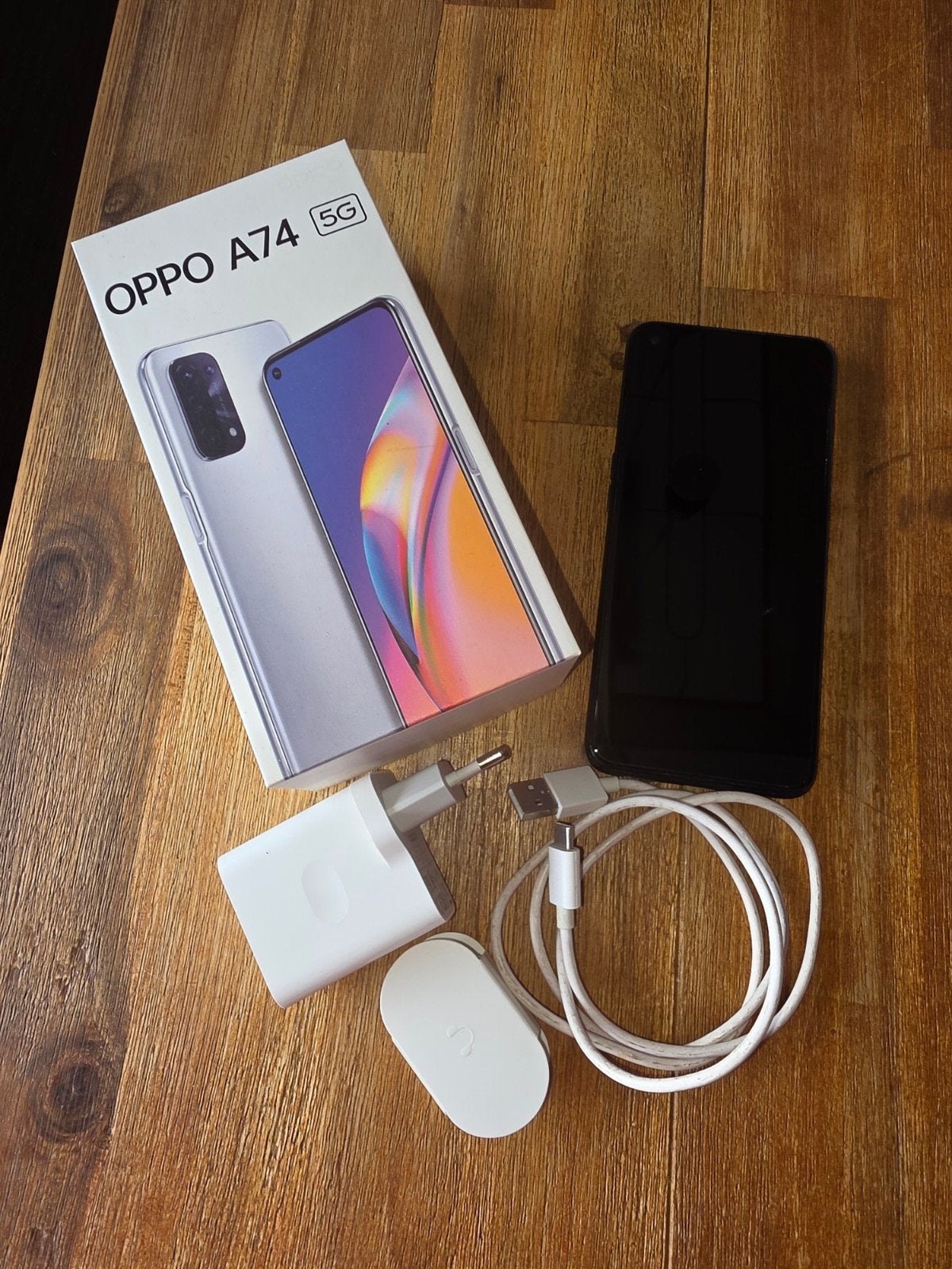 OPPO A74 5G Zwart - Zo goed als nieuw, Ophalen, Overige modellen, Zo goed als nieuw, Zonder simlock