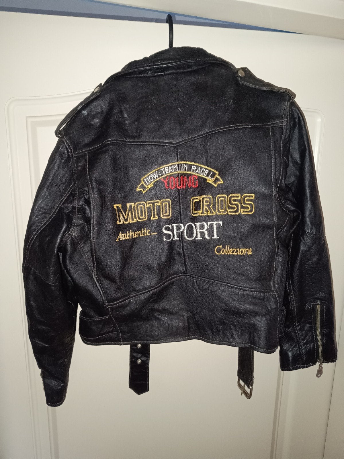 Vintage Leren Motorjas Dames Maat L | SNELLE VERZENDING!, Jas | leer, Ophalen of Verzenden, Dames, Adventure Bound Originals