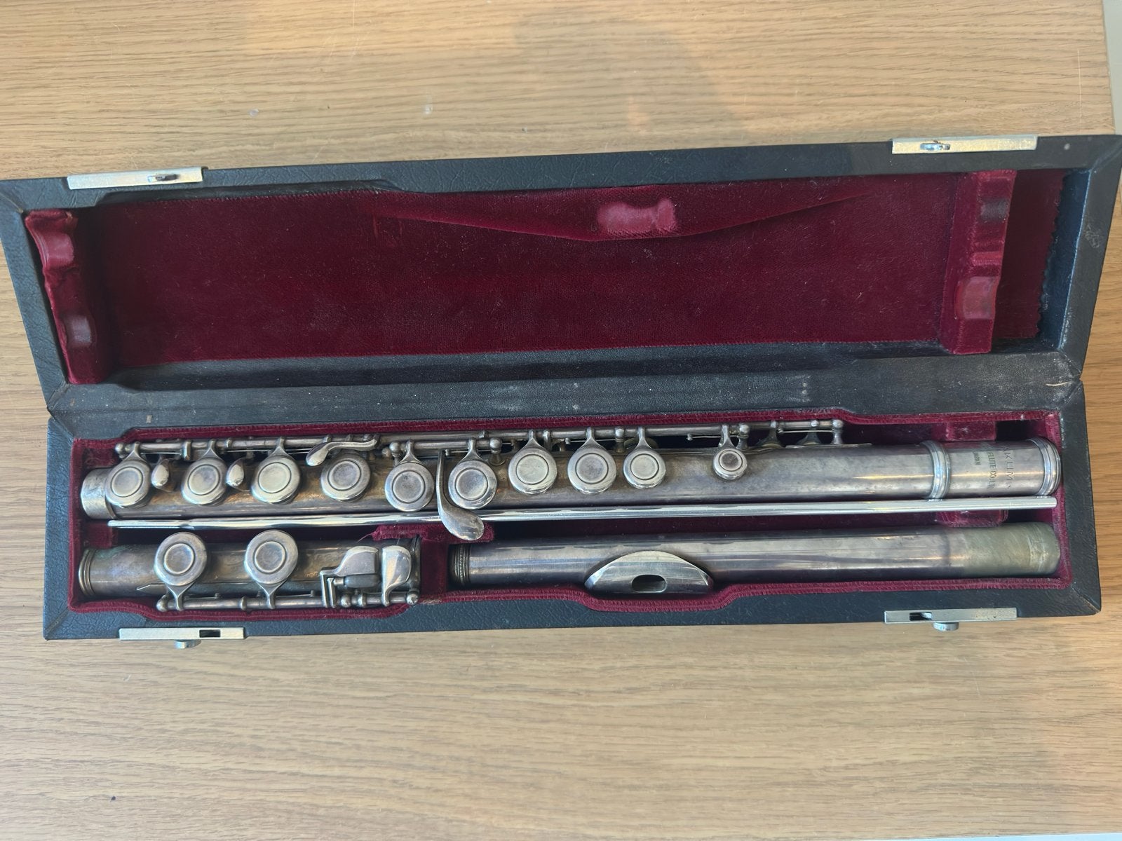 Takumi T100S dwarsfluit – Japan – vintage, Muziek en Instrumenten, Ophalen, Gebruikt, Houtblazer, Met koffer of draagtas