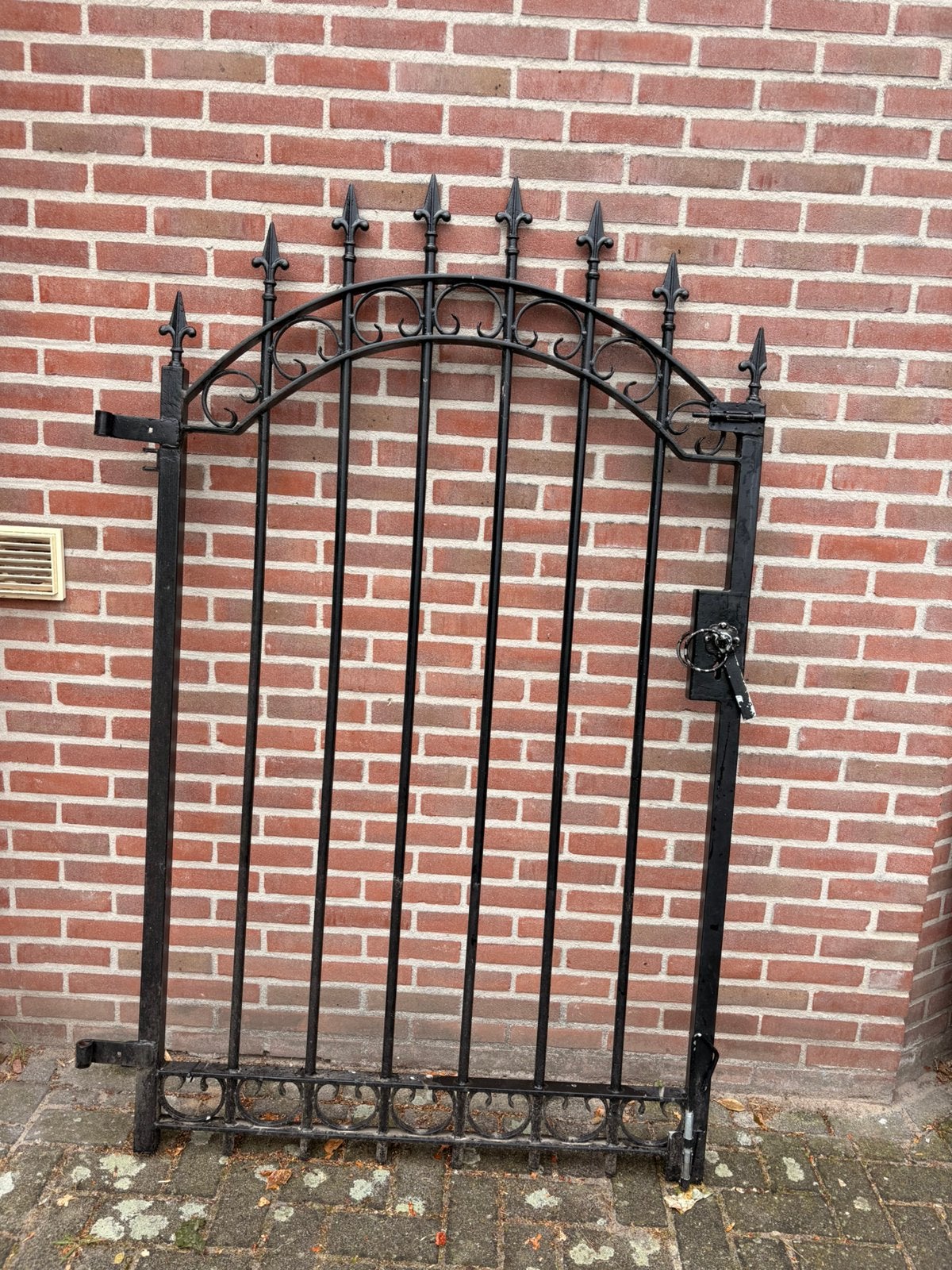 Poort, Ophalen of Verzenden, Zo goed als nieuw, IJzer, 200 cm of meer