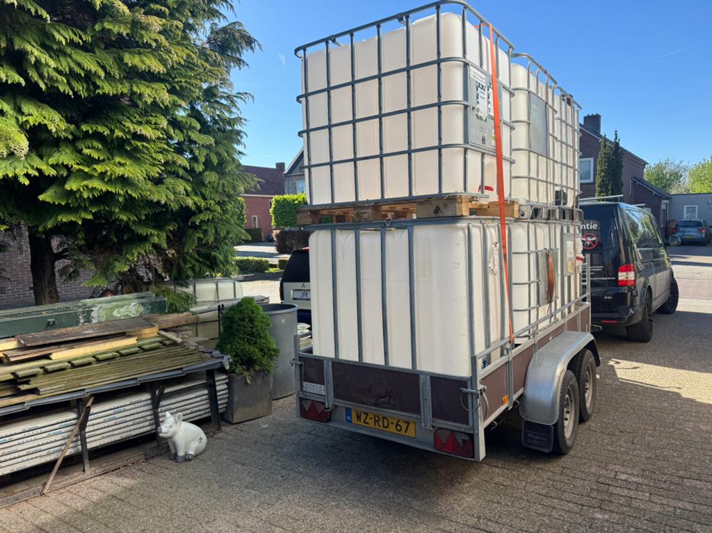 IBC 1000 liter, Tuin en Terras, Tuinhuizen, Ophalen of Verzenden, Zo goed als nieuw, Kunststof