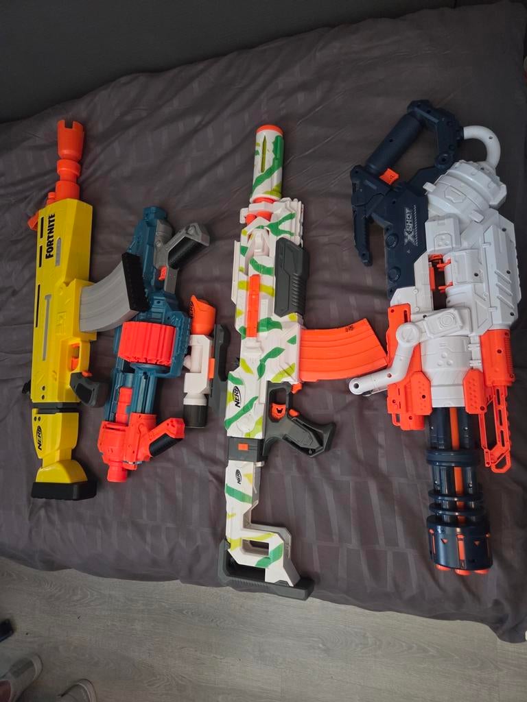 Grote Nerf Guns Collectie - Fortnite, X-Shot en meer!, Ophalen, Gebruikt, Jongen of Meisje