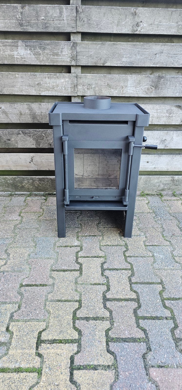 janus 6 houtkachel, Ophalen, Zo goed als nieuw, Vrijstaande haard, Houthaard