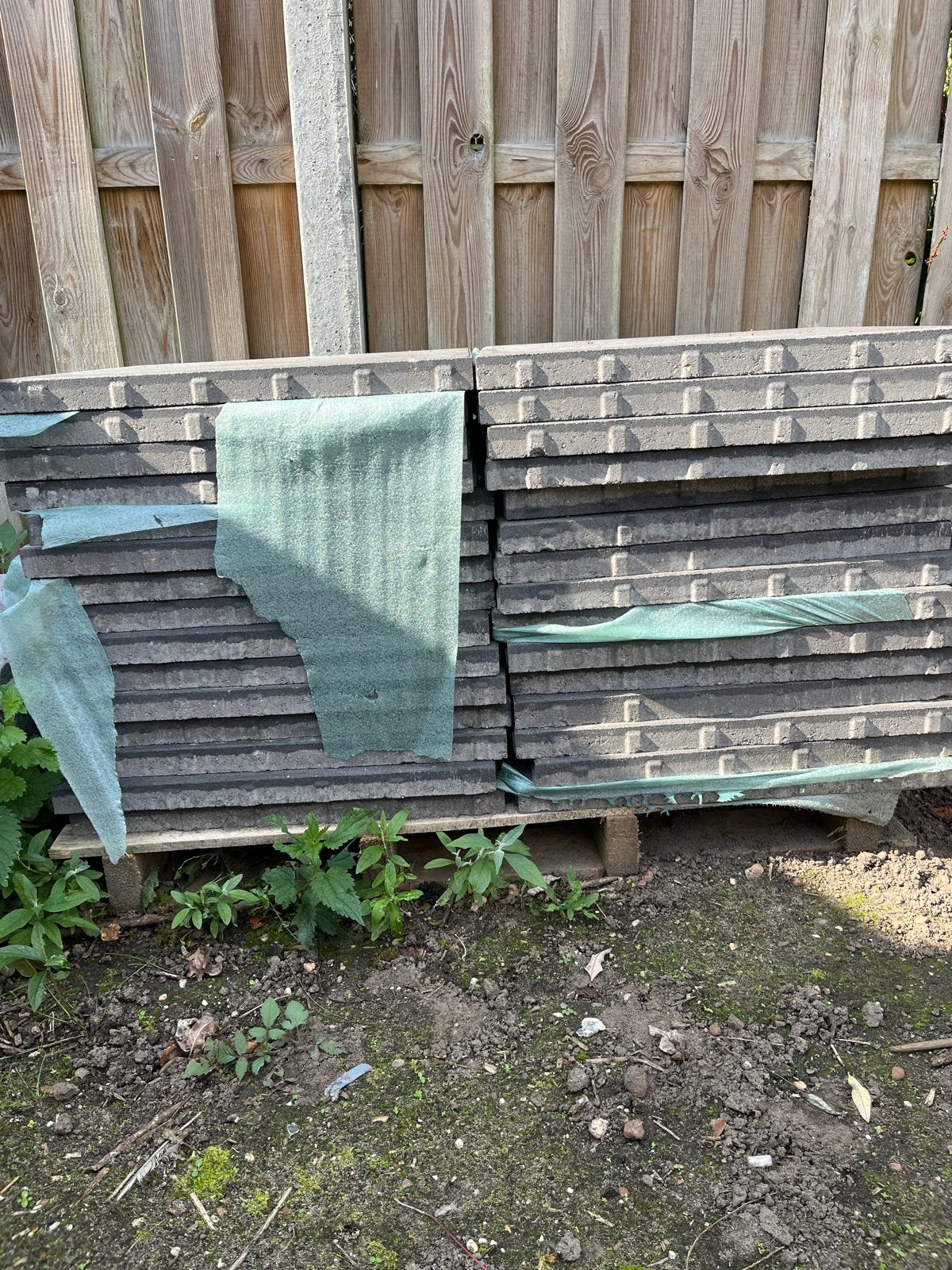 30 Antraciet Terrastegels 60x60x4 cm, Tuin en Terras, Nieuw, Ophalen of Verzenden, 10 m² of meer, Beton