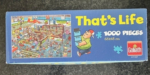 Puzzel van That's Life  (Goliath) 1000 stukjes (Sp23), Ophalen of Verzenden, 500 t/m 1500 stukjes, Zo goed als nieuw, Legpuzzel