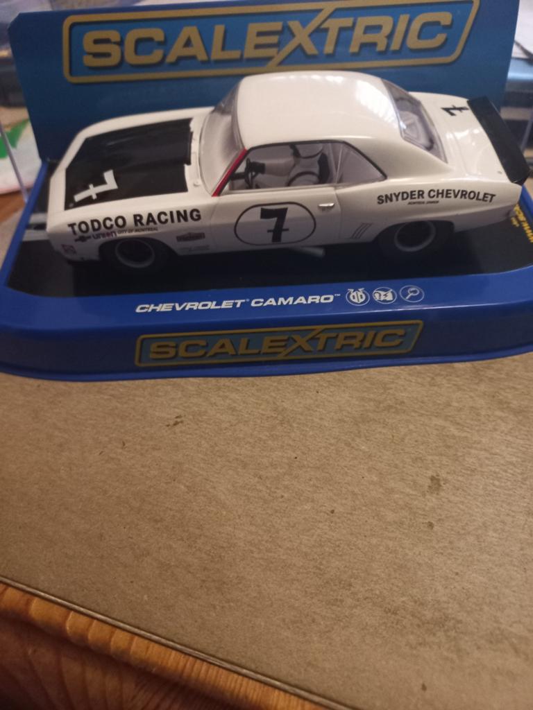 Scalextric Chevrolet Camaro Raceauto - Nieuw in doos, Ophalen of Verzenden, Nieuw, Elektrisch, Overige merken