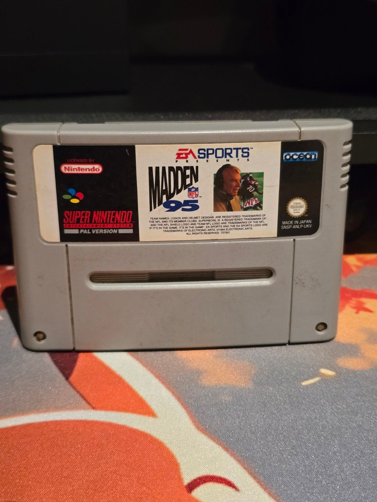 Madden NFL 95 SNES, Spelcomputers en Games, 3 spelers of meer, Ophalen of Verzenden, Sport, Vanaf 3 jaar