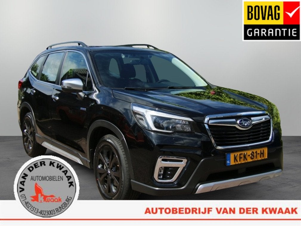 Subaru Forester 2.0i e-BOXER Comfort (bj 2021, automaat), Auto's, Subaru, 12 maanden, 4 cilinders, Zwart, Bedrijf