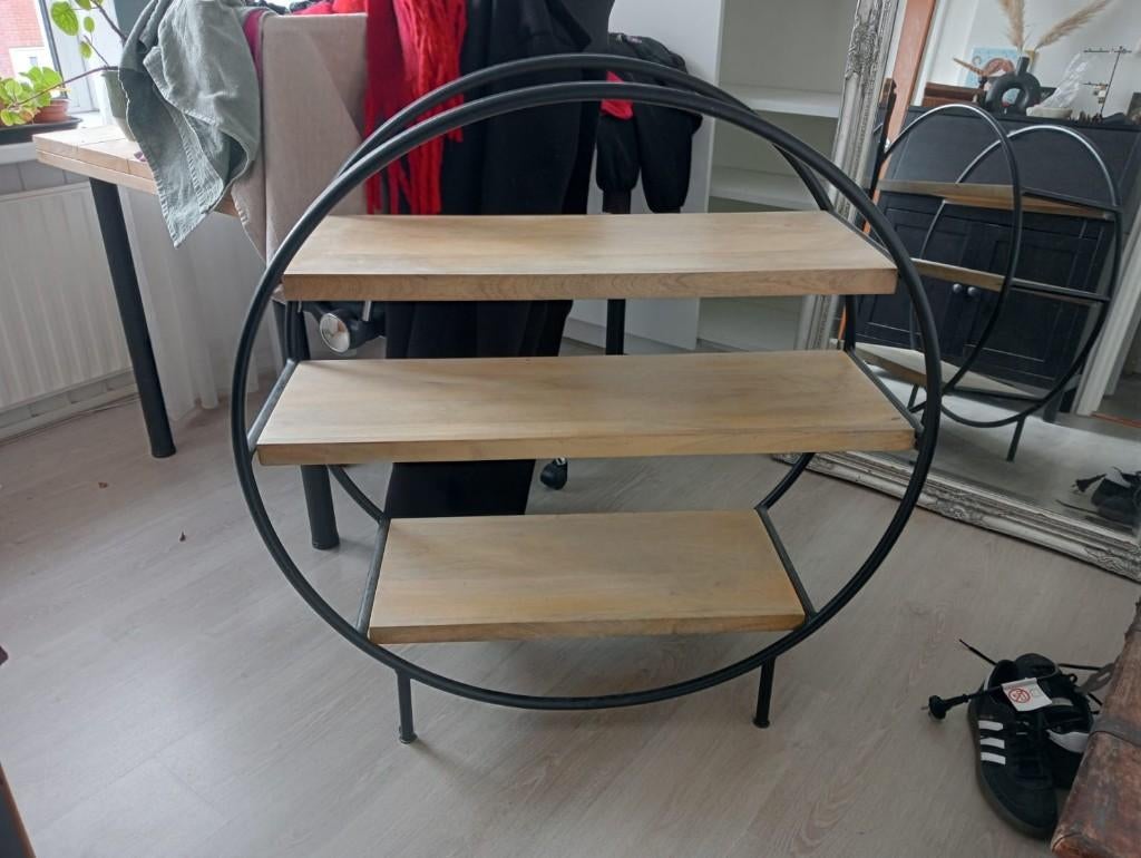 Rond dressoir kastje, Huis en Inrichting, Kasten | Dressoirs, Ophalen, Met plank(en), Gebruikt, 50 tot 100 cm