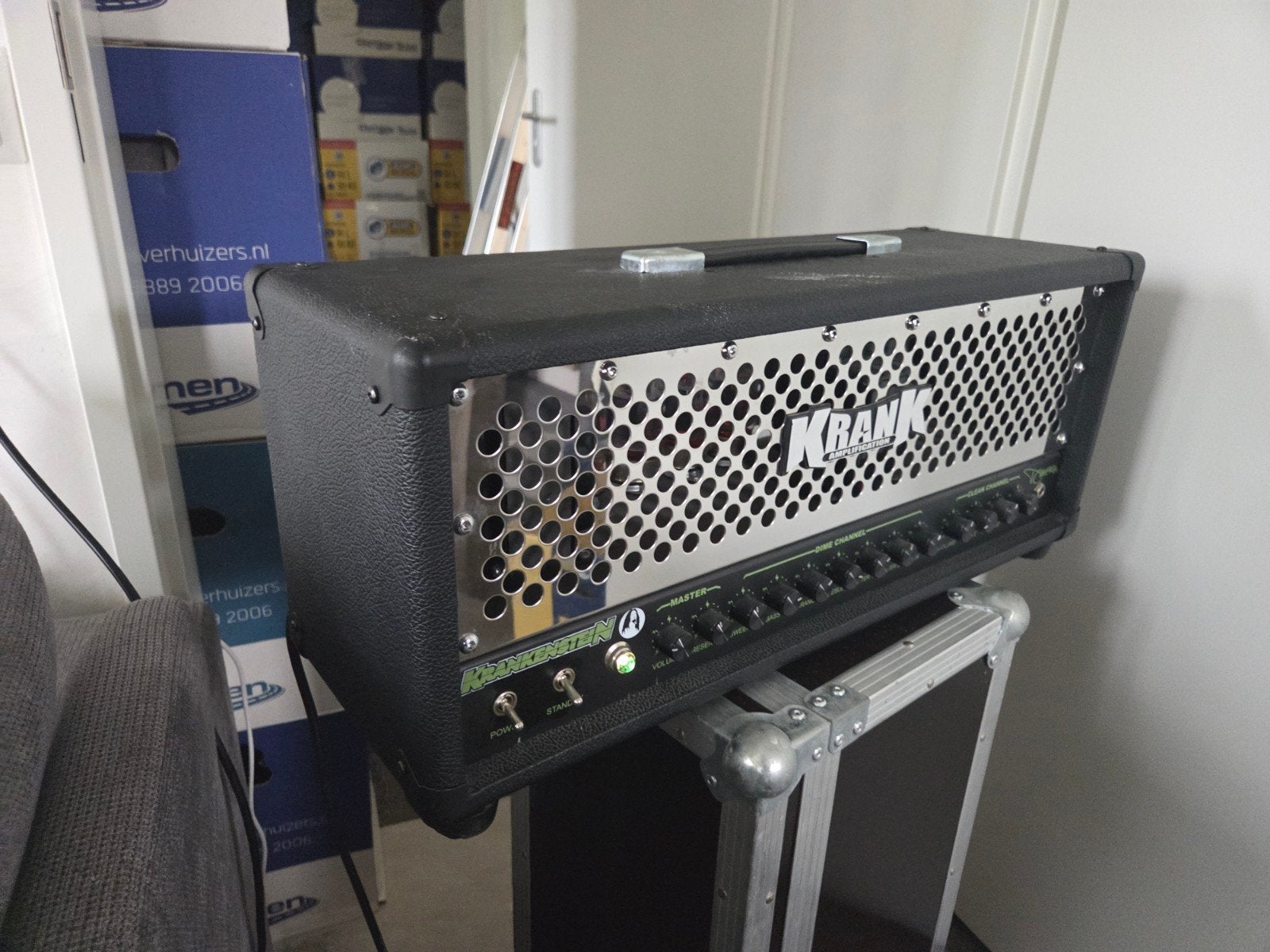 2005 Krank Dimebag Darrell 100 Watt Amphead - Krankentein, Ophalen, Gebruikt, 100 watt of meer