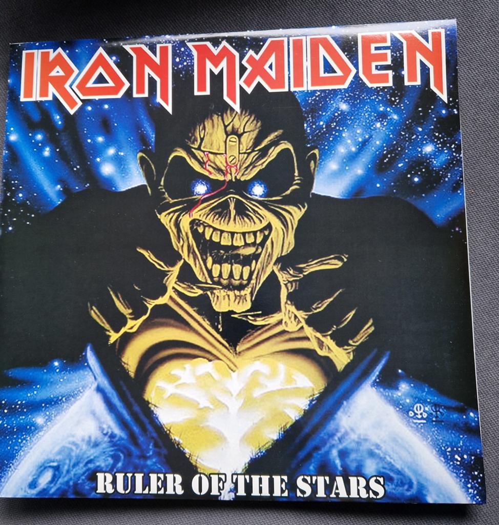 Iron maiden Ruler of the stars 3lp, Cd's en Dvd's, Vinyl | Hardrock en Metal, Ophalen of Verzenden, Zo goed als nieuw