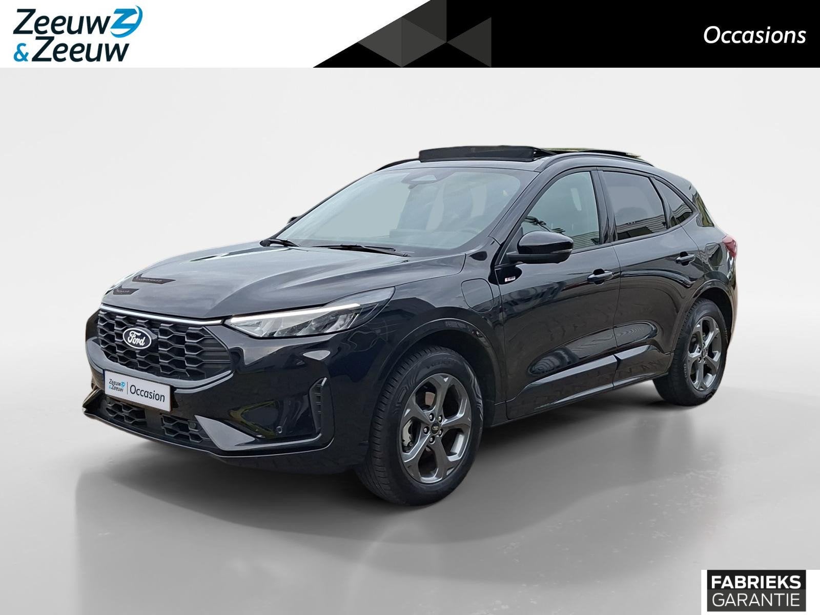 Ford Kuga 2.5 PHEV ST-Line | Winterpack | Trekhaak | Kantel, Auto's, 12 maanden, Gebruikt, Euro 6, Zwart