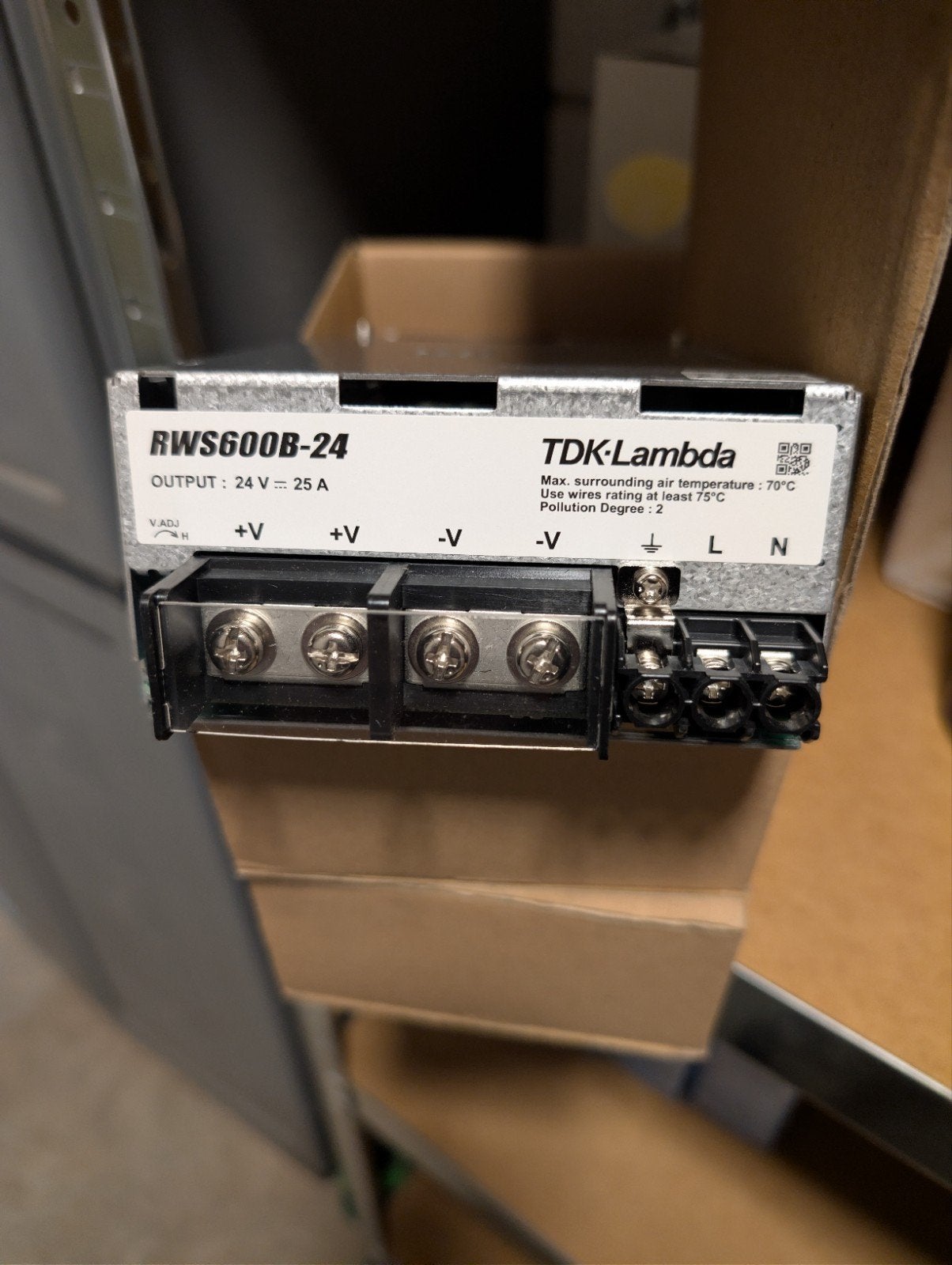 TDK-Lambda RWS600B-24 Voeding 24V 25A - Nieuw (2 stuks), Hobby en Vrije tijd, Elektronica-componenten, Ophalen of Verzenden, Nieuw