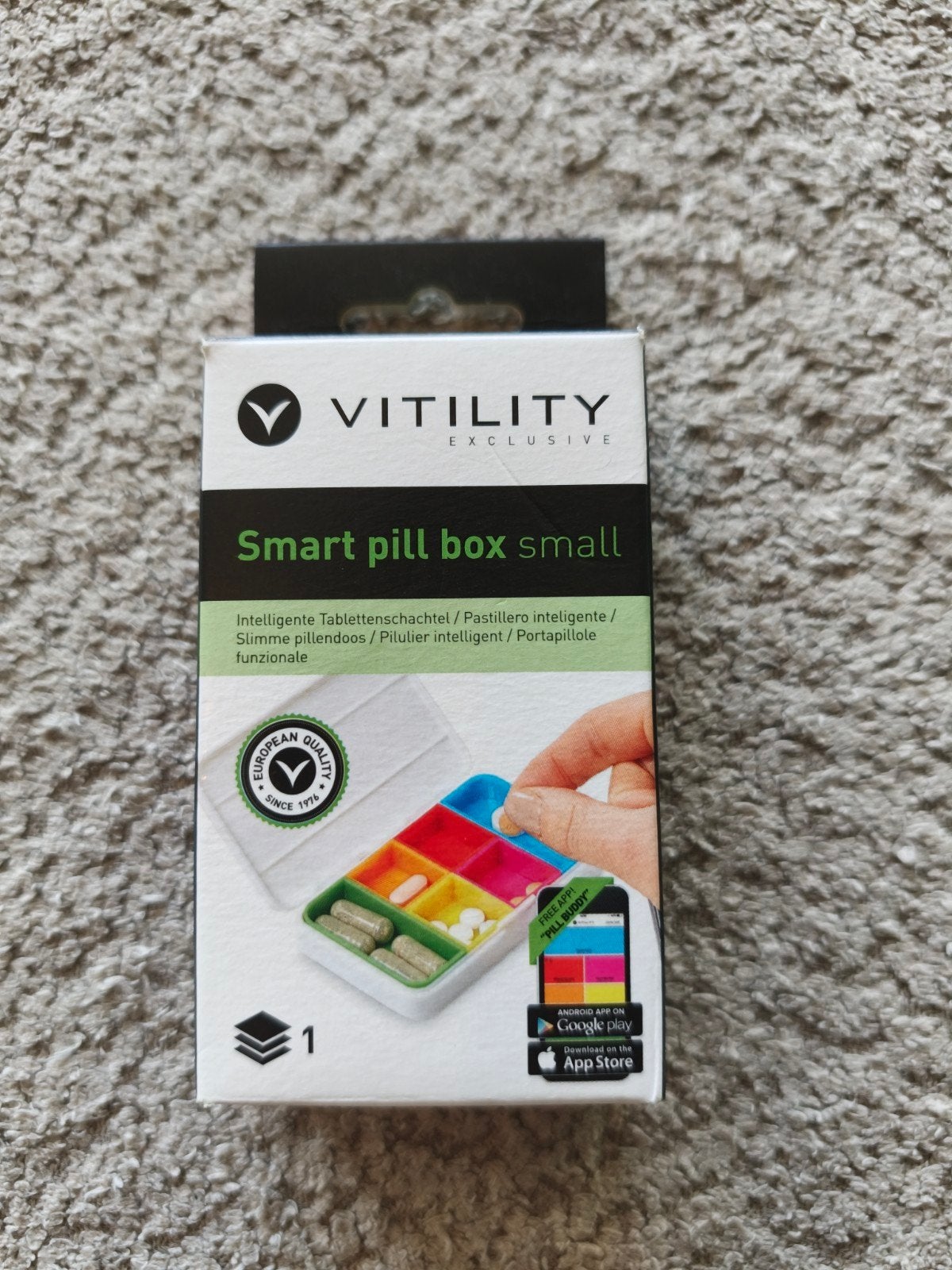 Vitility Smart Pill Box Small - Slimme Pillendoos, Ophalen of Verzenden, Nieuw, Overige typen