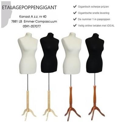 Nieuwe Paspoppen -Buste's Piepschuim Compleet div. Maten EPG, Trouwjurk, Overige kleuren, Nieuw, Ophalen of Verzenden