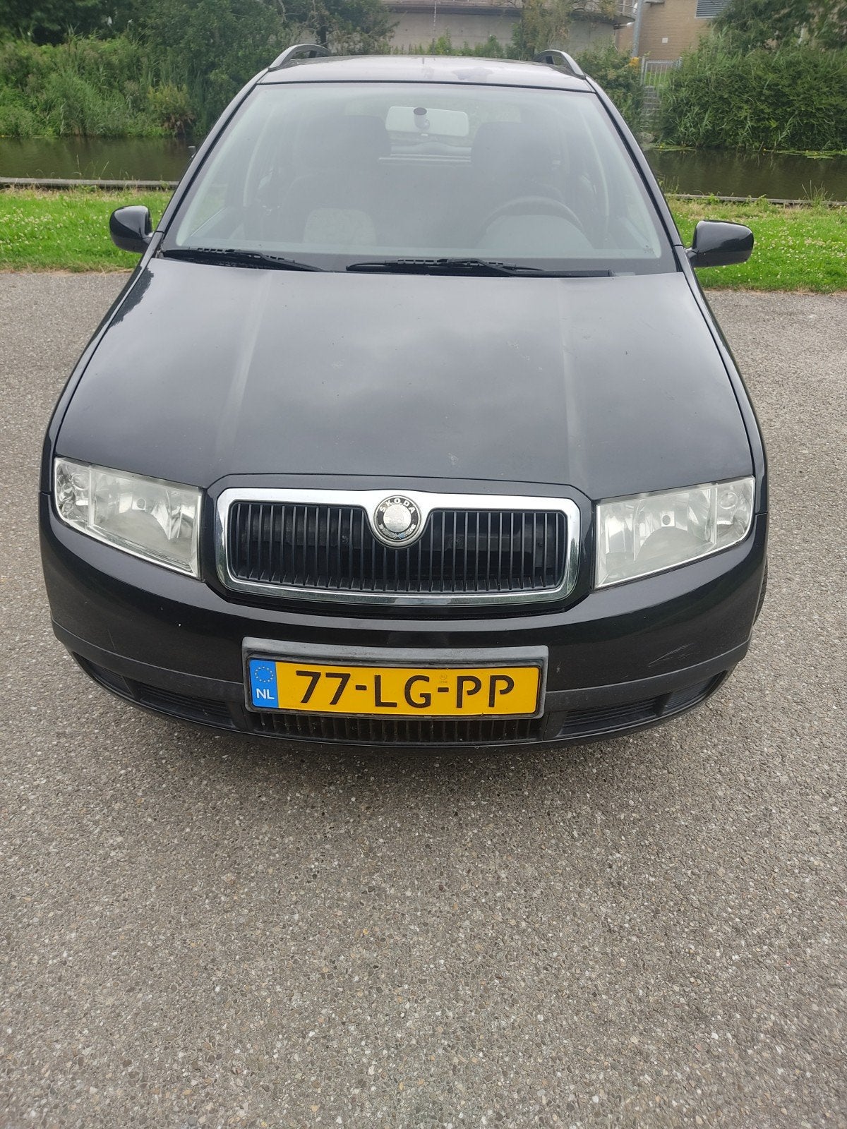 Skoda Fabia 1.4 Combi 50KW 2002 Zwart, Auto's, Skoda, Voorwielaandrijving, 450 kg, 4 cilinders, Stationwagon