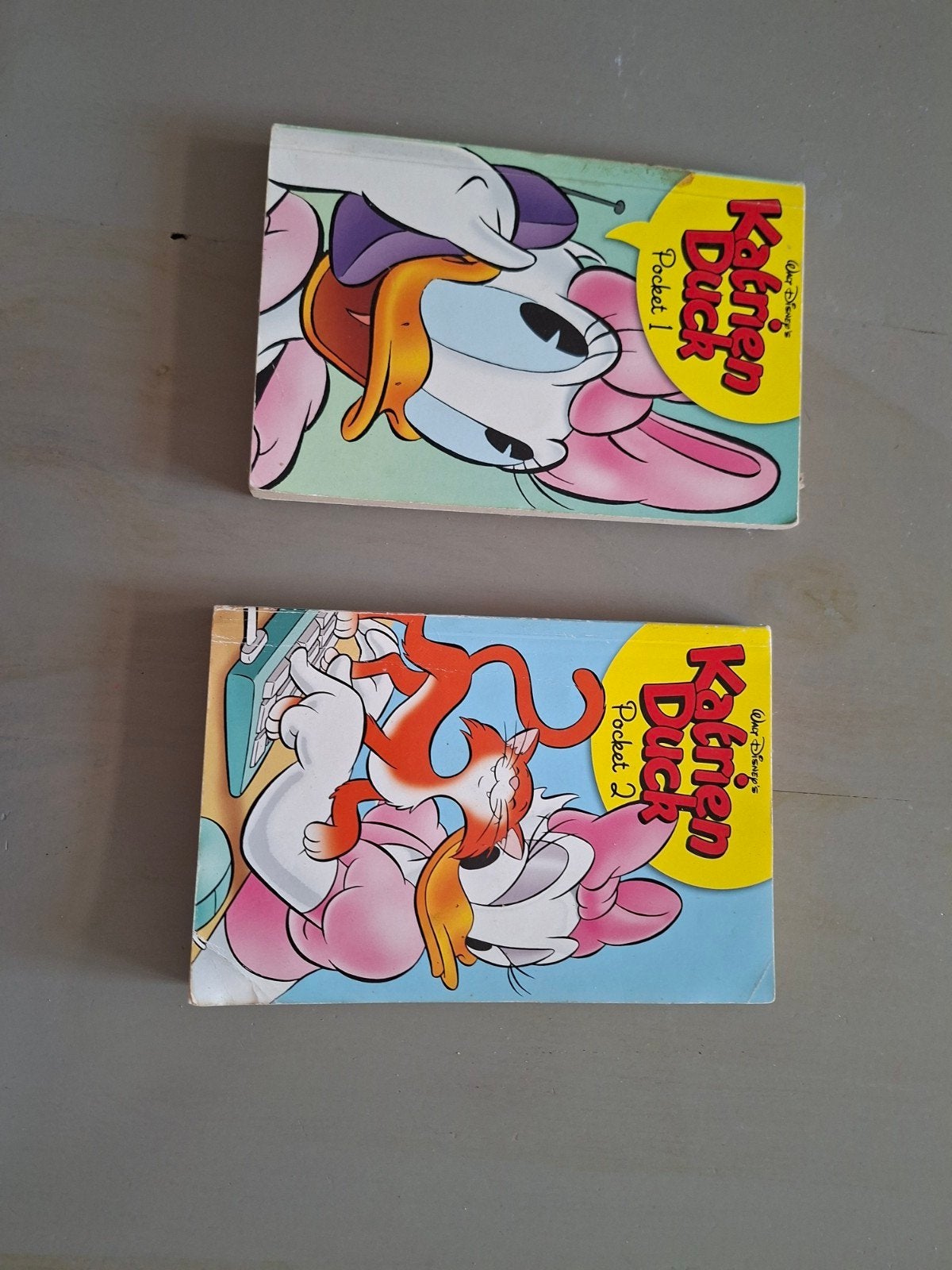 Katrien Duck Pocket 1 & 2 - Disney stripboeken, Boeken, Meerdere stripboeken, Ophalen of Verzenden, Gelezen