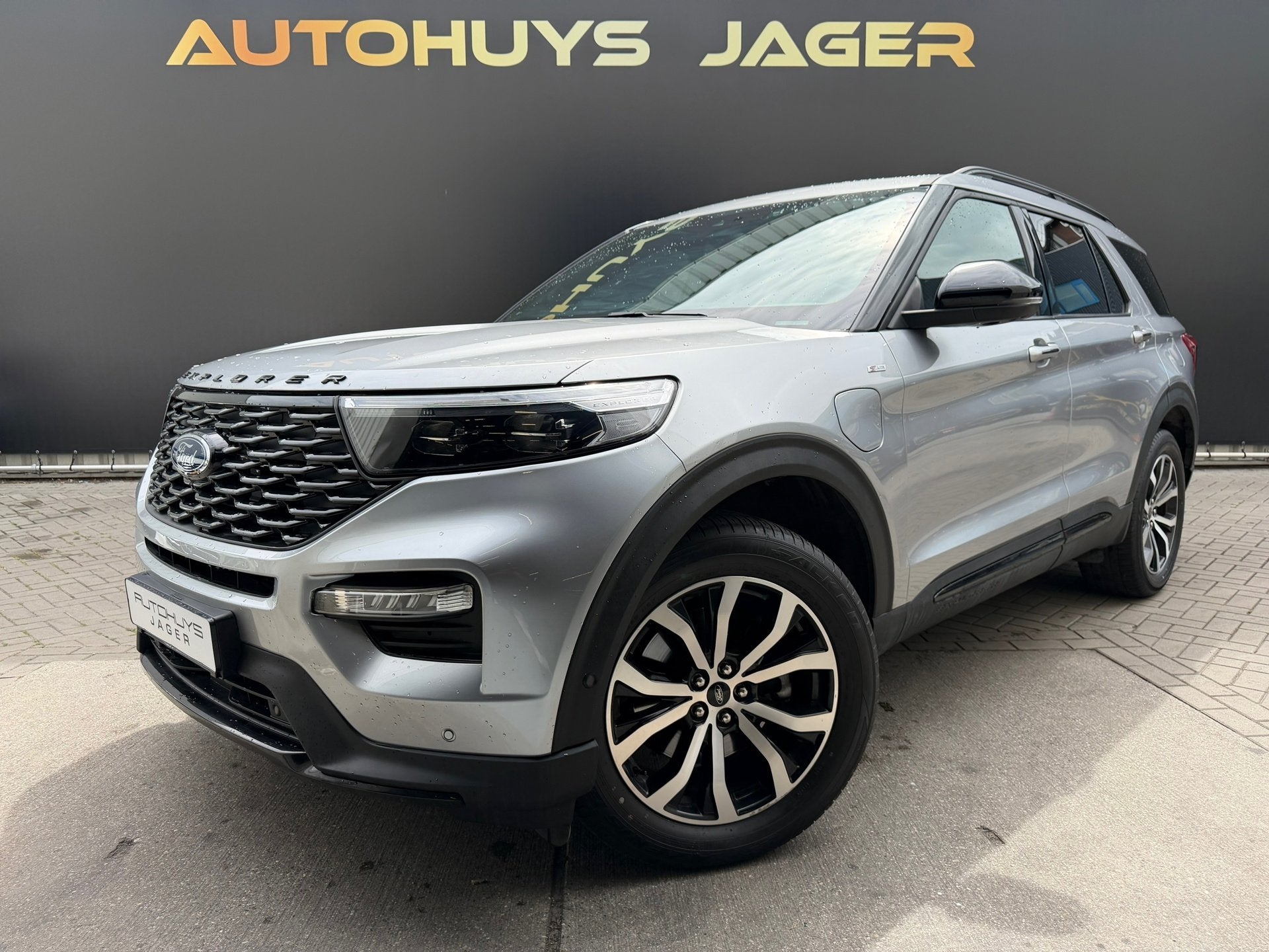 Ford Explorer 3.0 V6 EcoBoost PHEV ST-Line - 7p Pano Massage, Auto's, Ford, Automaat, Dealer onderhouden, Zwart, Bedrijf