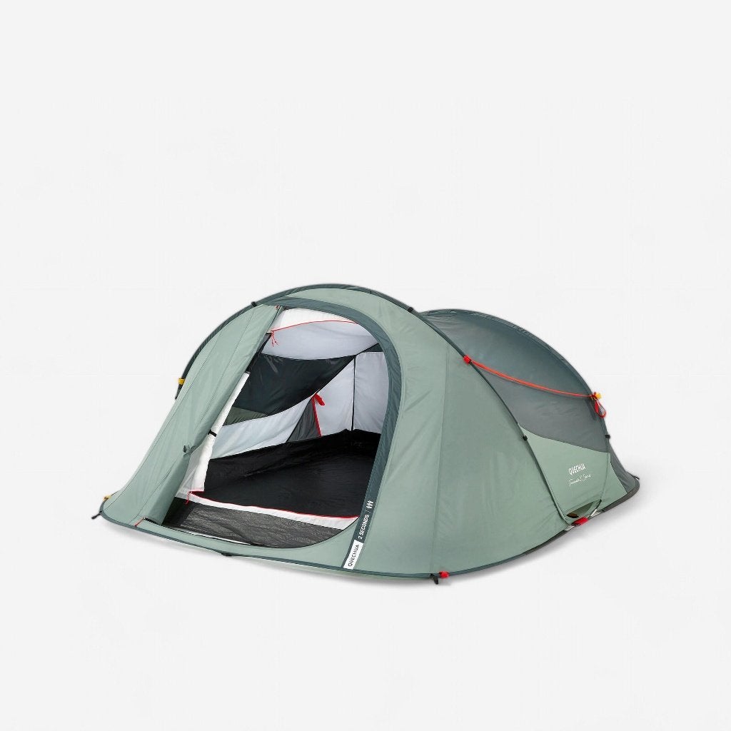 Pop-up tent voor 3 personen, 2 Seconds, groen, Ophalen of Verzenden, Nieuw, Tot en met 2