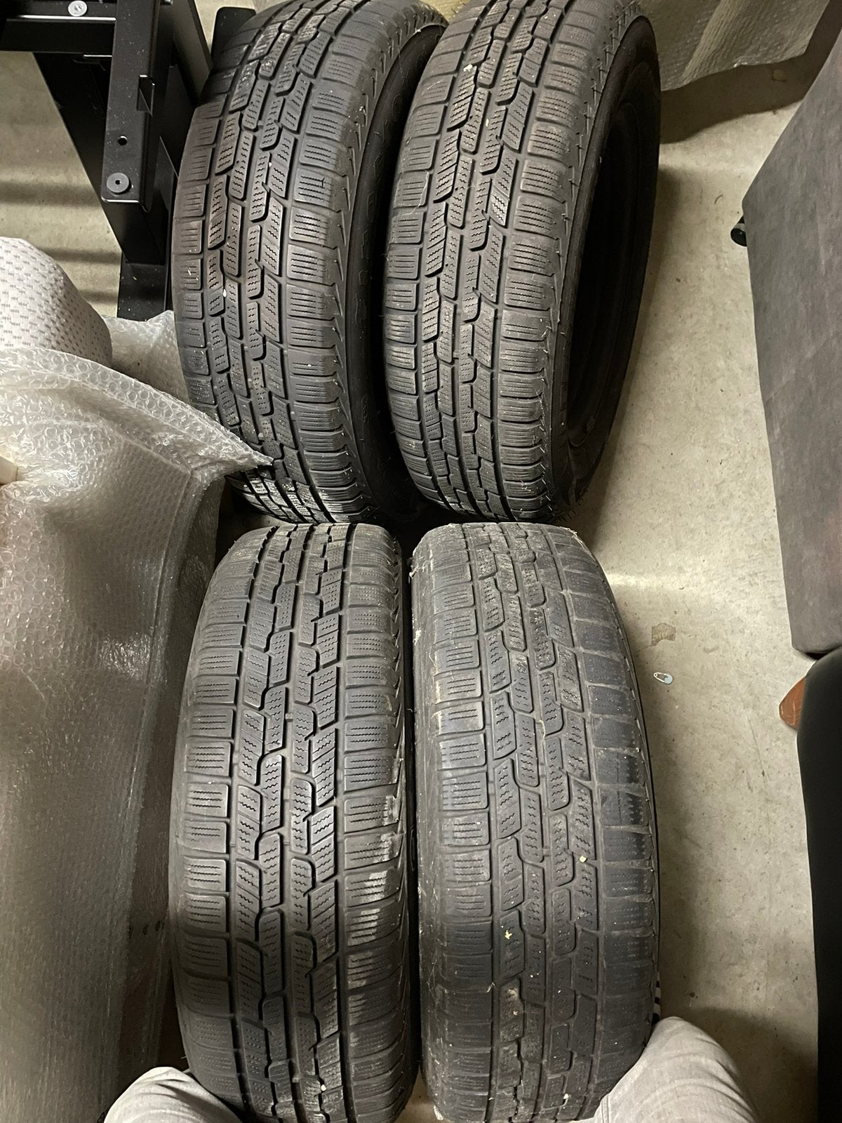 TE KOOP 4 stuks winterbanden, Auto diversen, Wieldoppen, Ophalen