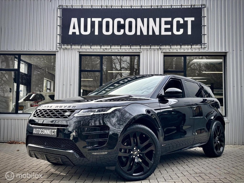 Land Rover Range Rover Evoque 2.0 P300 AWD R-Dynamic. VOL OP, Automaat, Gebruikt, 4 cilinders, Zwart