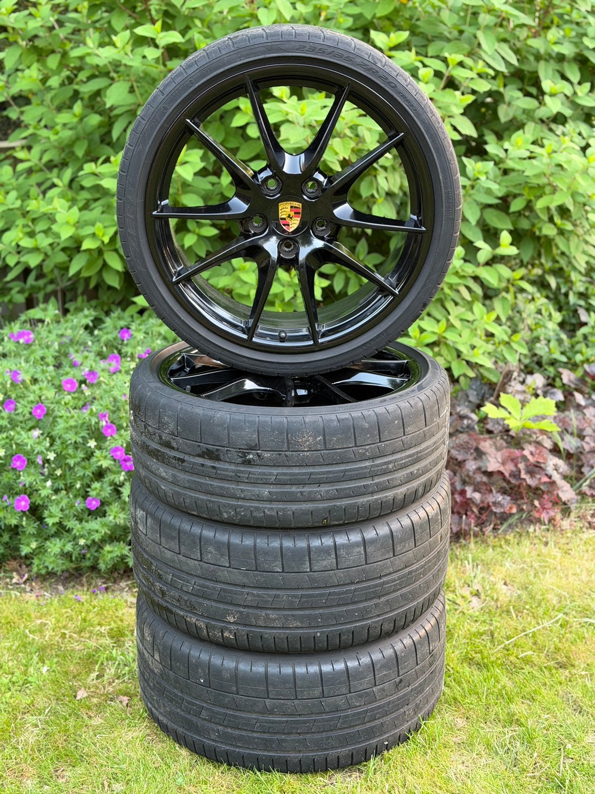 Porsche 20 inch Carrera S 3 III velgen 981 Boxster Cayman, Auto-onderdelen, Banden en Velgen, Gebruikt, Banden en Velgen, Ophalen of Verzenden