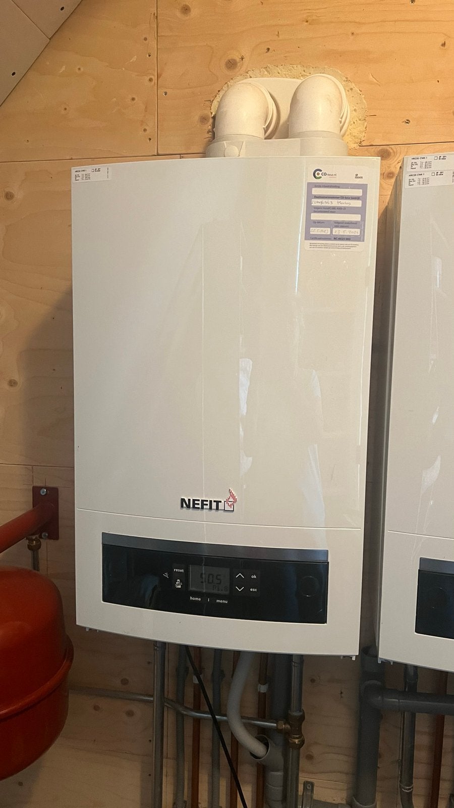 Nefit Trendline CW5 CV-ketel (2019) - Zo goed als nieuw, 30 tot 80 cm, Hoog rendement (Hr), Cv-ketel of Combi-ketel, Minder dan 60 cm