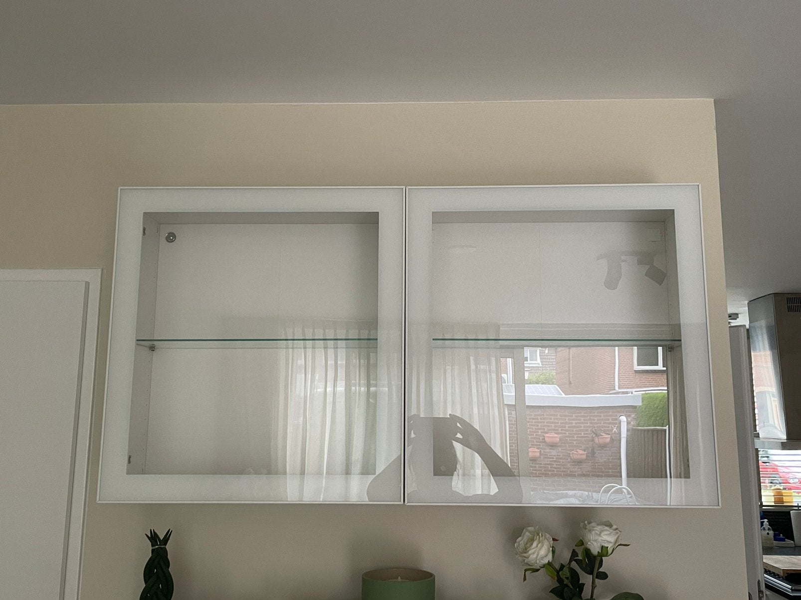 Besta wandkast, Huis en Inrichting, Kasten | Wandmeubels, Ophalen, Zo goed als nieuw, Minder dan 150 cm, Minder dan 100 cm