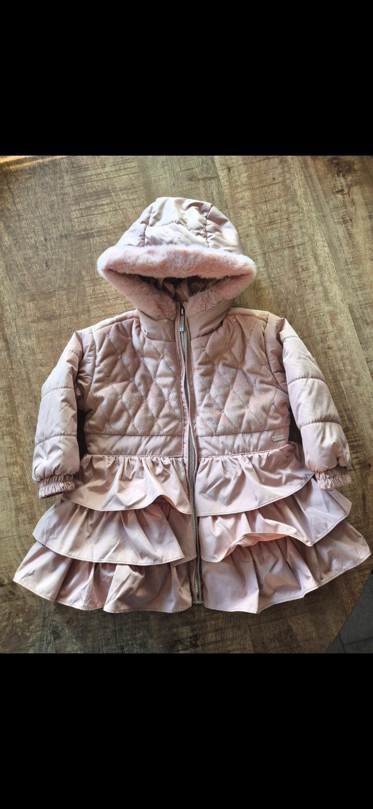 Le chic winterjas maat 74, Ophalen of Verzenden, Zo goed als nieuw, Meisje, Jasje