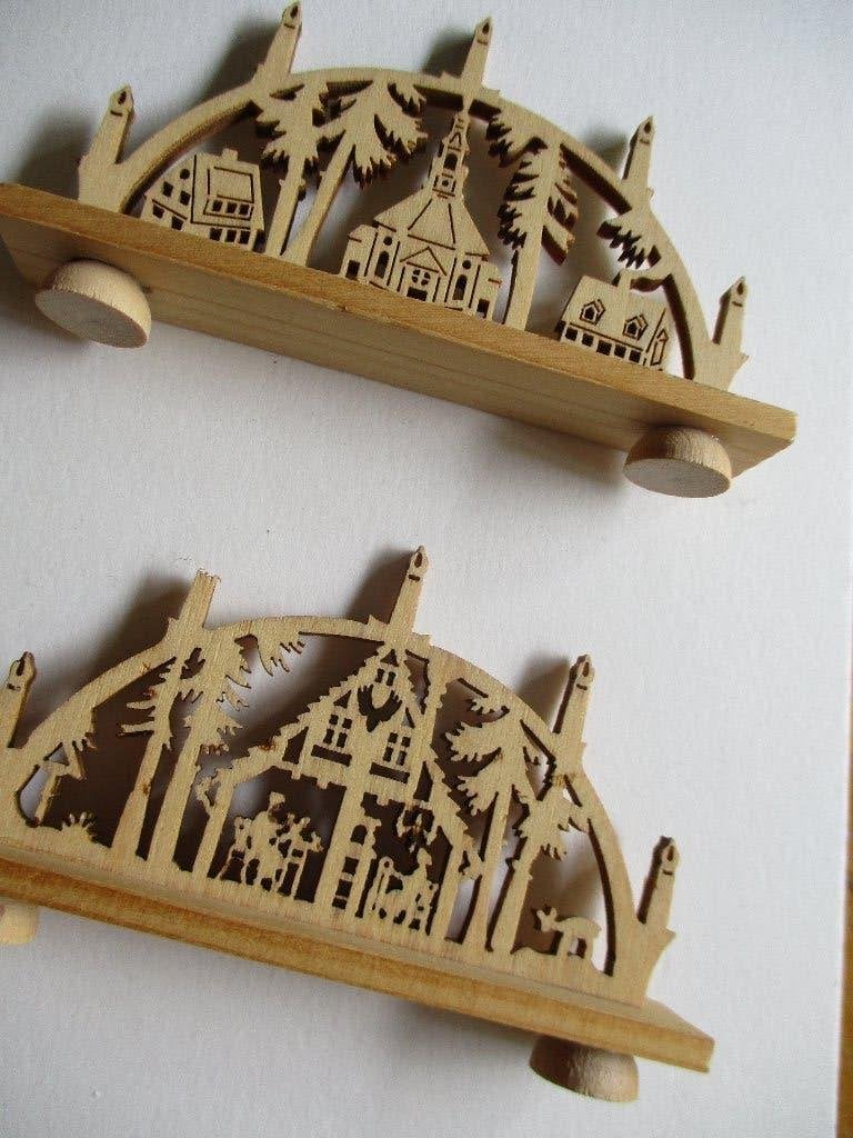 houten miniatuurtje s- ertsgebergte?, Ophalen of Verzenden, Gebruikt