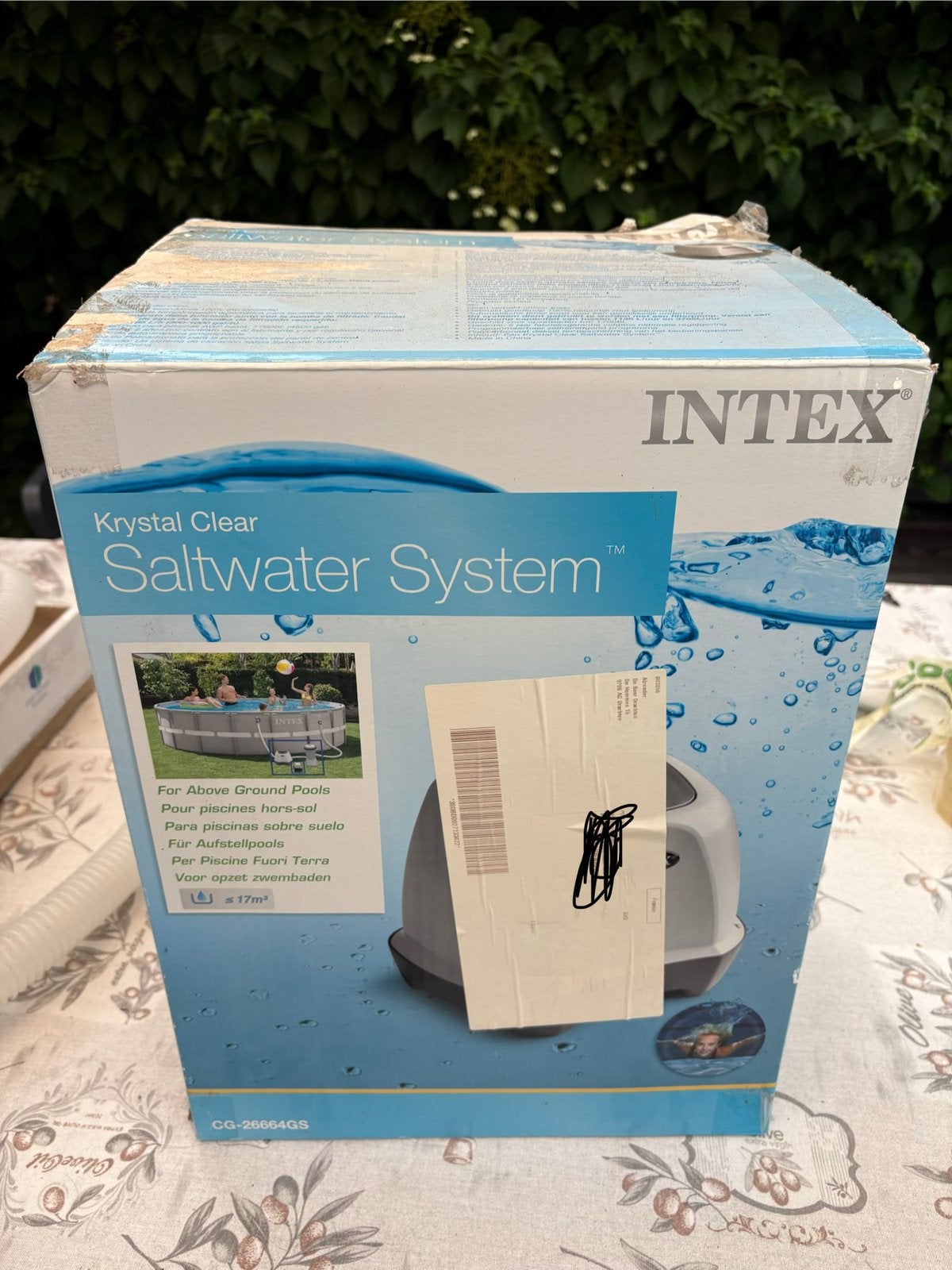 Intex zoutwatersysteem zwembadpomp, Tuin en Terras, Zwembad-toebehoren, Ophalen of Verzenden, Gebruikt, Zwembadpomp