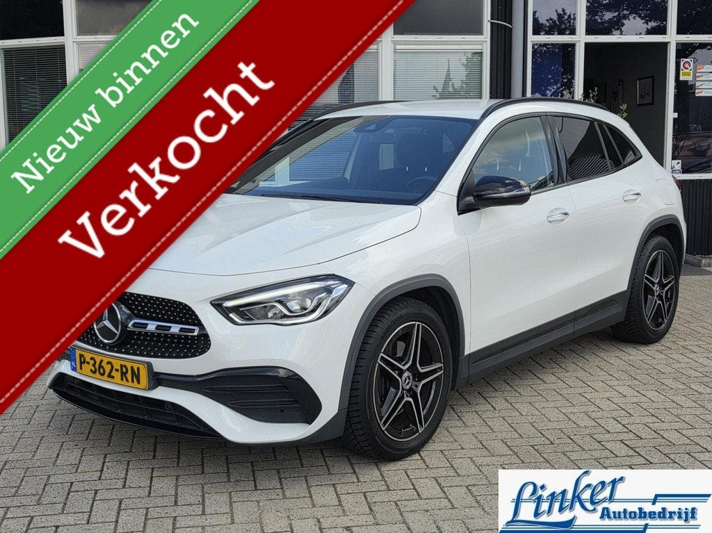 Mercedes GLA-klasse 200 Business Solution AMG 163 PK NIGHT-P, Auto's, Mercedes-Benz, 15 km/l, 4 cilinders, Leder en Stof, SUV of Terreinwagen