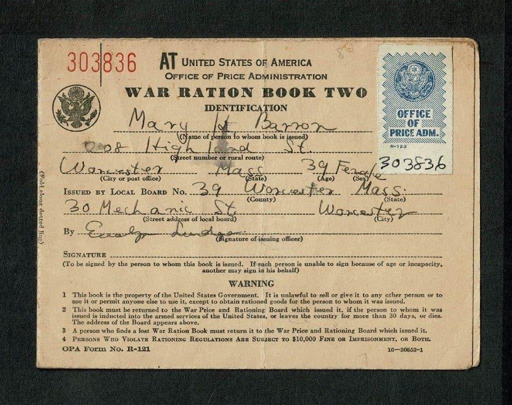War Ration Book two - U.S.A., Verzenden, Overige soorten, Amerika, Overige typen
