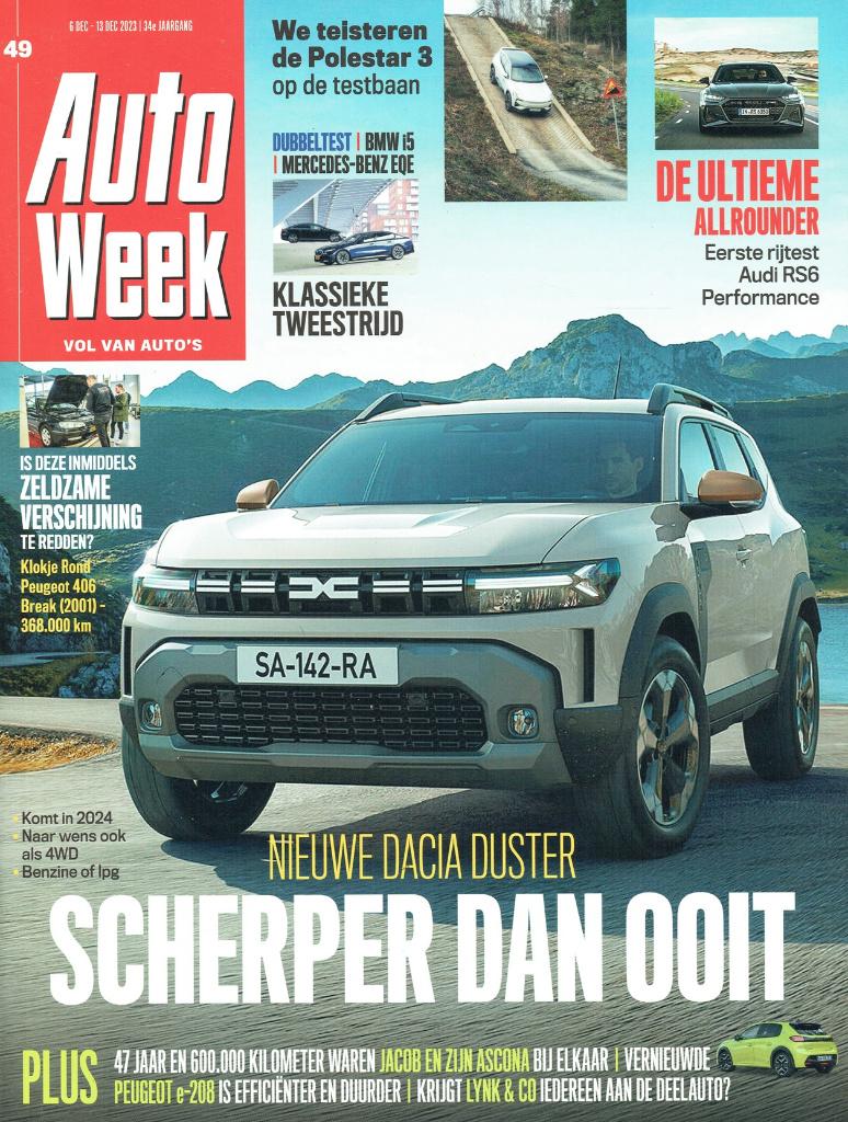 Autoweek 2023 nr. 49 (o.a. BMW i5 eDr.40 & Mercedes EQE 350), Verzenden, Gelezen, Algemeen