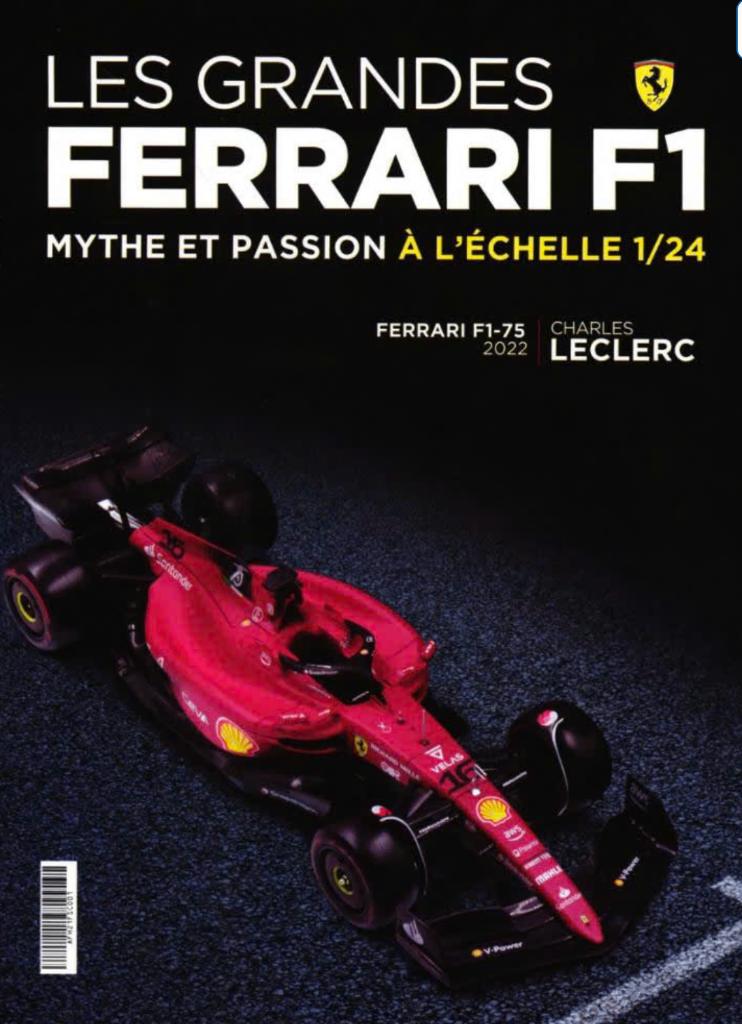 Ferrari F1 75 Charles Leclerc 2022 schaal 1/24 grandes # 1, Verzenden, Nieuw, Auto, Bburago