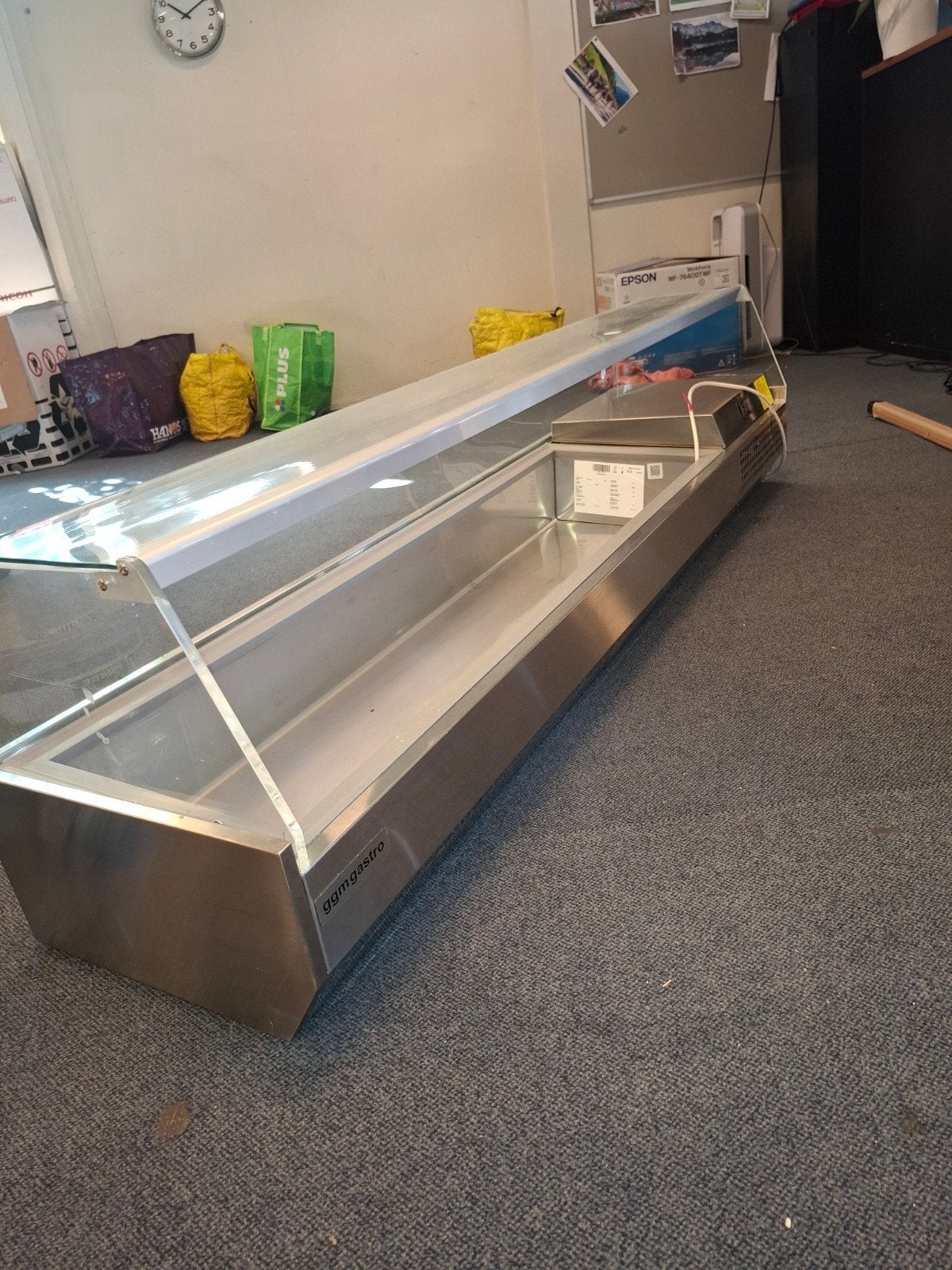 Nieuwe GGMgastro Koelvitrine 170x40 cm, Ophalen of Verzenden