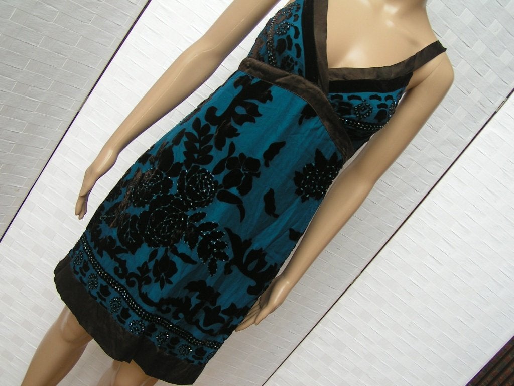 HALE BOB jurk,Mt XS als nieuw, Tweedehands, Hale bob, Blauw, Tweedehands