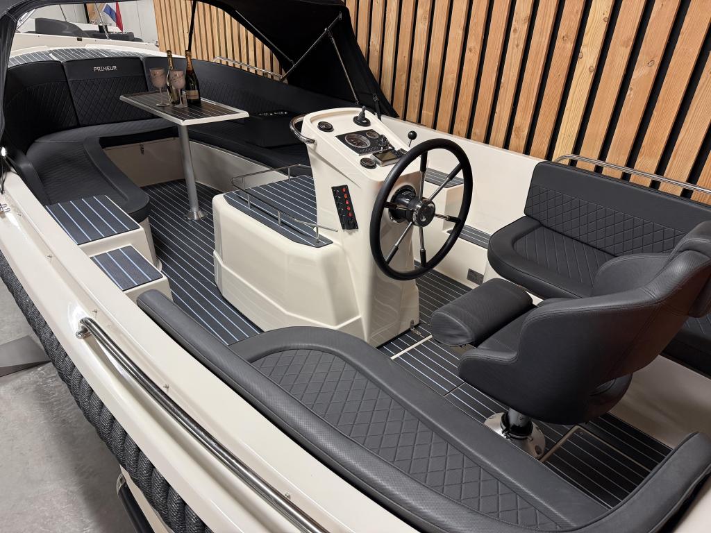 NwStaat! PRIMEUR 700 '33PK VETUS' BOEGSCHR Raymarine! Bj'21!, Watersport en Boten, Tender, Diesel, Primeur, Zo goed als nieuw