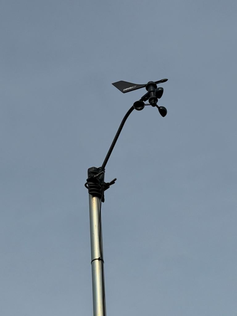 Davis Vantage Pro2 weerstation compleet met mast en voet, Ophalen, Gebruikt, Weerstation