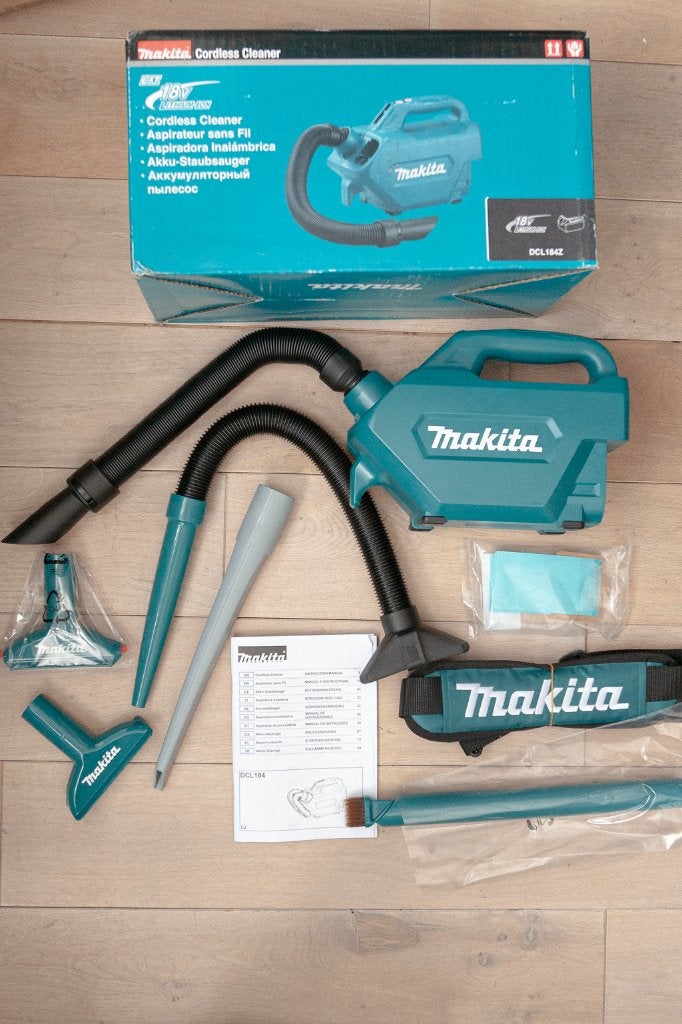 Makita DCL184 Z 18v accu stofzuiger met blaasfunctie body, Doe-het-zelf en Verbouw, Reinigingsmachines, Info@makita.nl, Makita