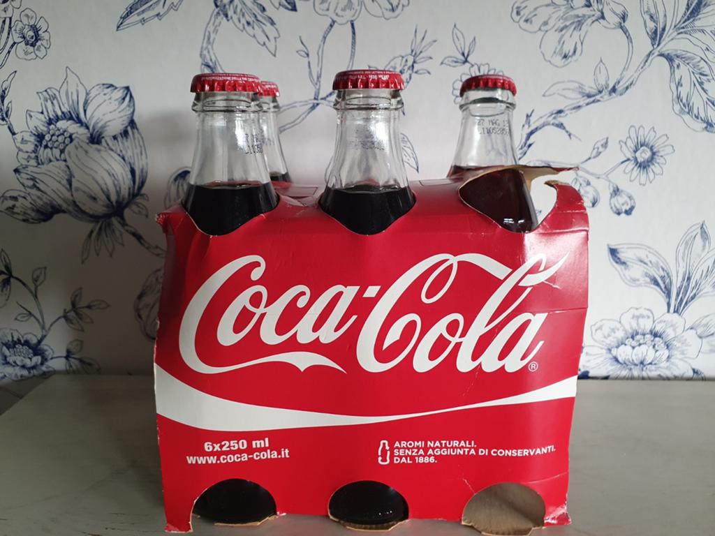 Vintage Coca-Cola 6-pack flessen 250ml (2012), Verzamelen, Ophalen, Zo goed als nieuw