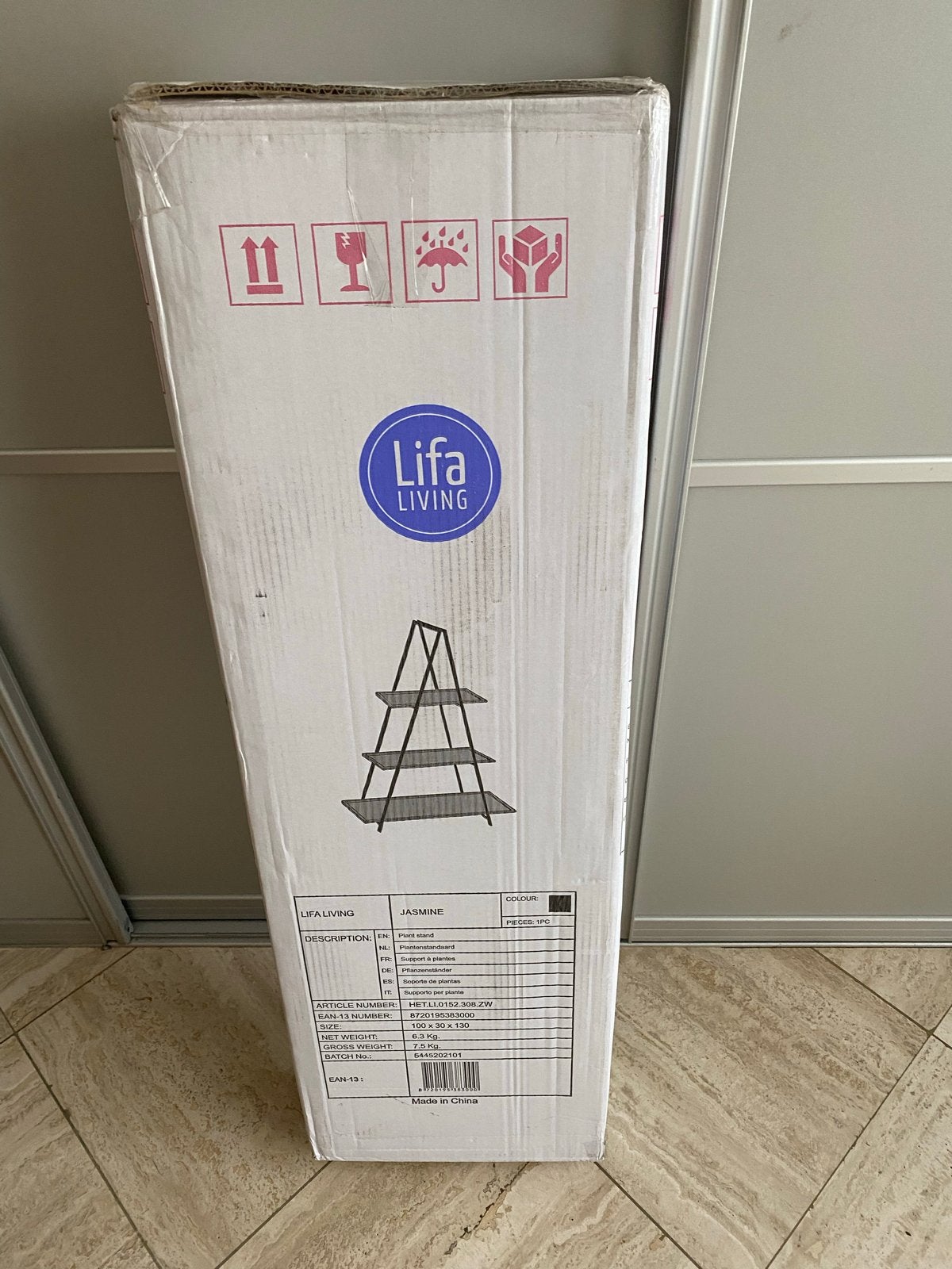 Lifa Living Jasmine Plantenrek - Zwart Metaal, Ophalen, Zwart, Nieuw, Metaal
