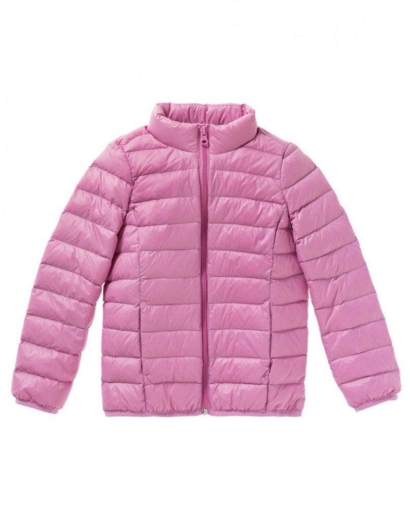 Roze Benetton tussenjas dons jas meisjesjack maat 146 XL, Kinderen en Baby's, Meisje, Nieuw, Ophalen of Verzenden, Benetton