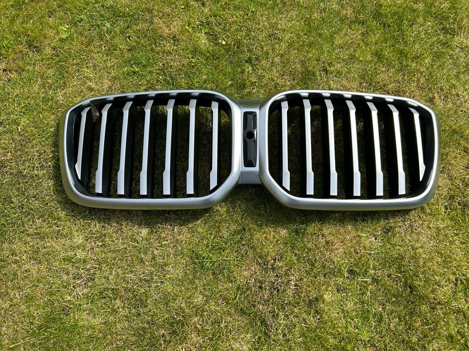 BMW X3 G01 grill aluminium/mat chroom ZGAN, Gebruikt, Voor, Ophalen of Verzenden, Bumper