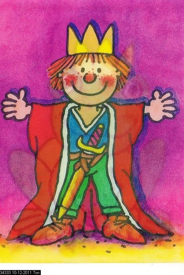 Ansichtkaart 	Kikkerkoning	3D kaart, Verzenden, 1980 tot heden, Ongelopen, Kinderen