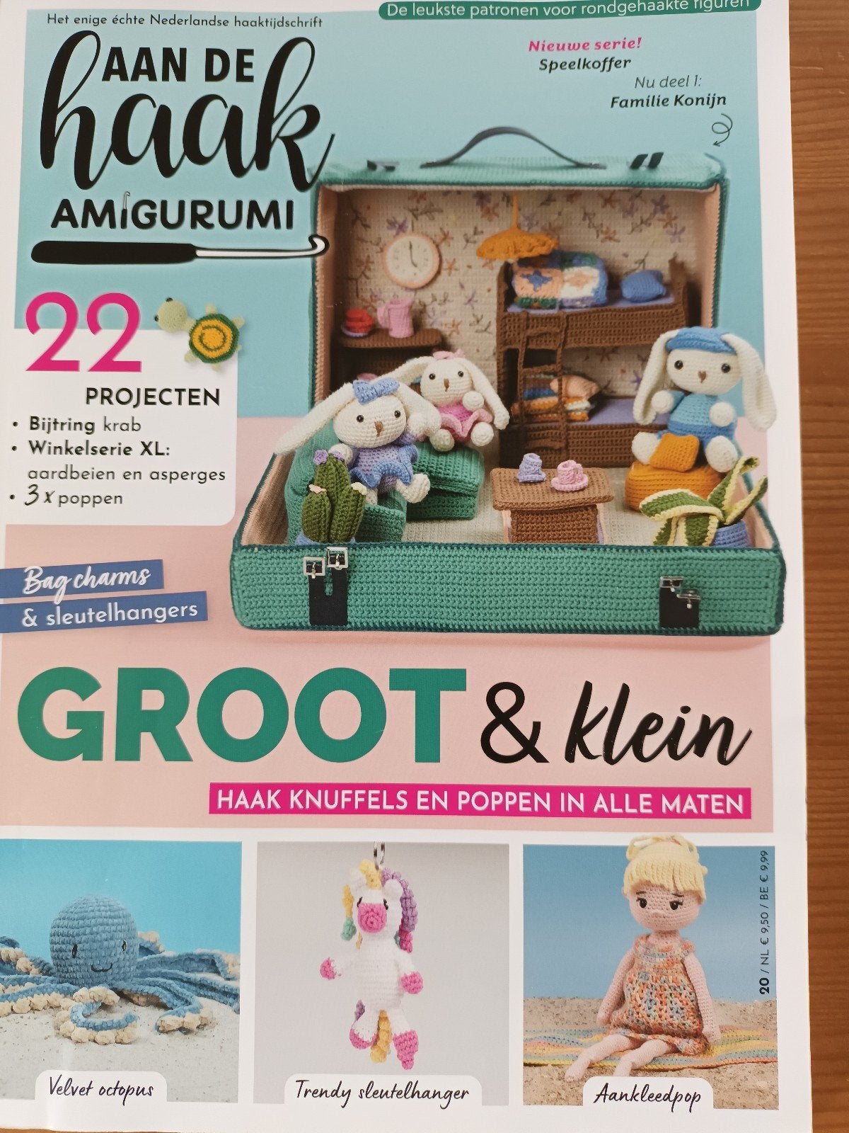 Aan de haak,Amigurumi  4 stuks, Verzenden, Nieuw