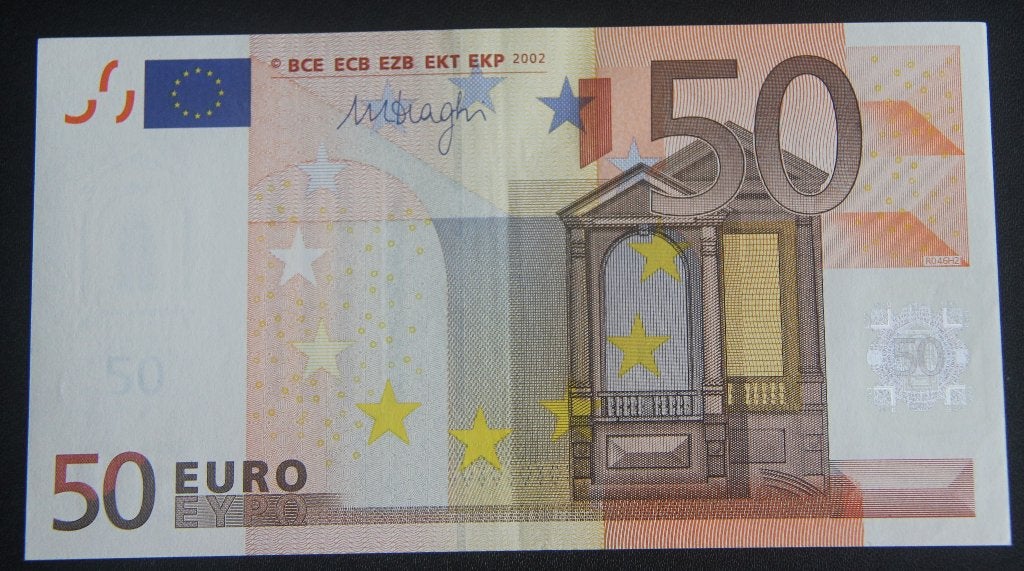 50 euro biljet 2002 P 29411619535 errrrrg mooi, Postzegels en Munten, Bankbiljetten | Europa | Eurobiljetten, Ophalen of Verzenden