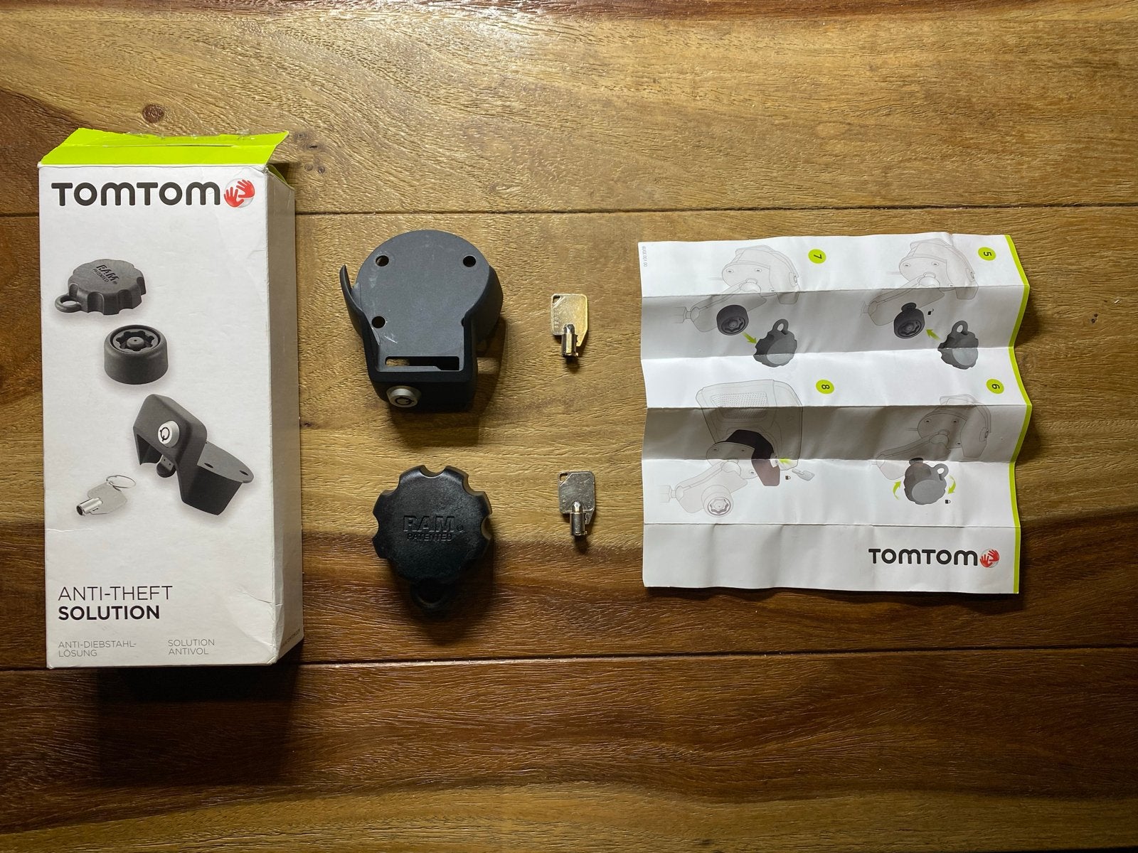 TomTom Rider Anti Diefstal Set, Motoren, Accessoires | Navigatiesystemen, Ophalen of Verzenden, Gebruikt