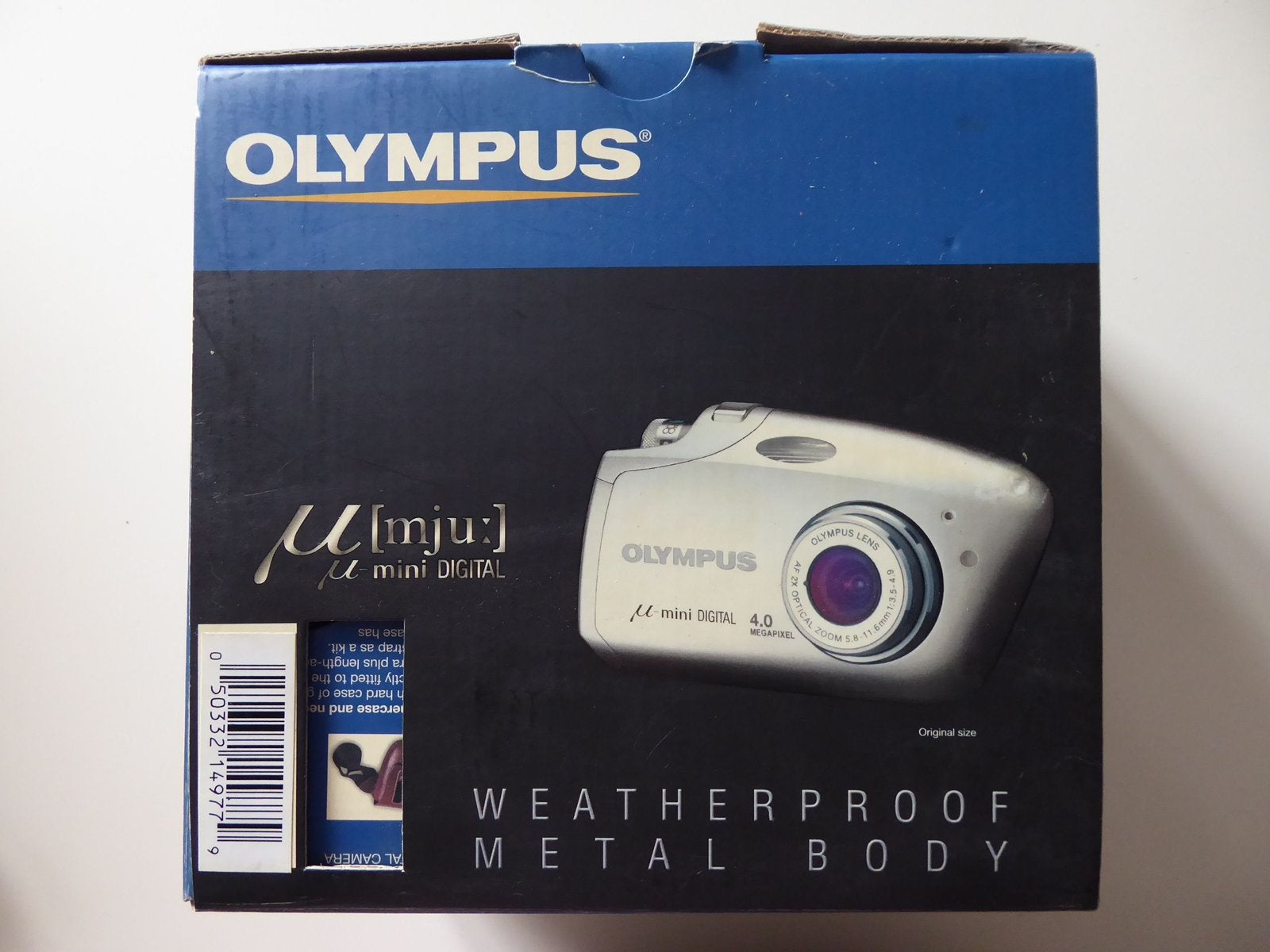 Olympus mju mini digital camera weatherproof, Ophalen of Verzenden, Zo goed als nieuw, Olympus