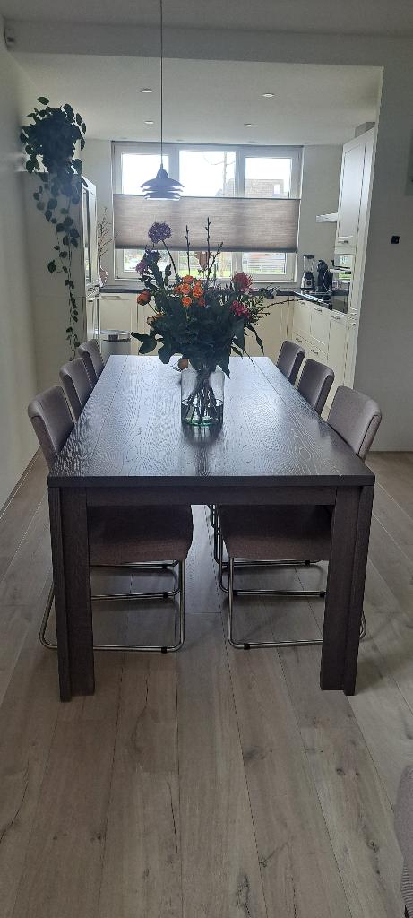 Complete meubelset serie Oakland, Ophalen, Gebruikt, 75 cm of meer, Eikenhout